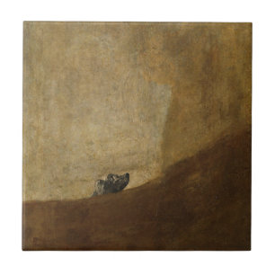 Azulejo El Perro por Francisco Goya