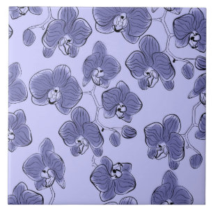 Azulejo El phalaenopsis inconsútil de las orquídeas de la