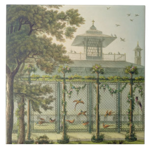 Azulejo El Pheasantry, grabado por José Constantina Sta