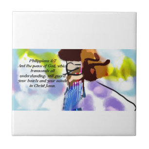 Azulejo El plan de amor de Jesús