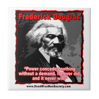 Azulejo El poder de Frederick Douglass concede cita