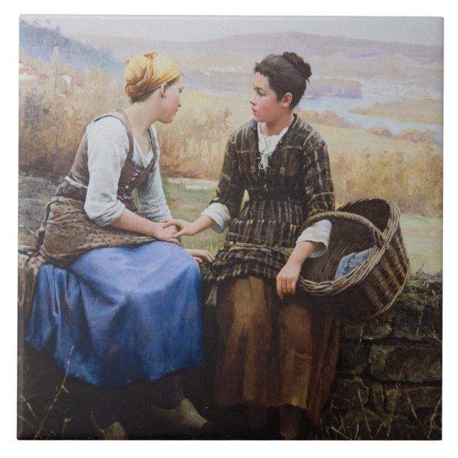 Azulejo El primer dolor (simpatía por el desahogo) (Frente)