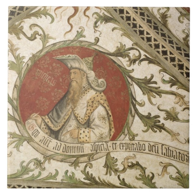 Azulejo El profeta Micah, del d'Annunciazione de la logia (Frente)