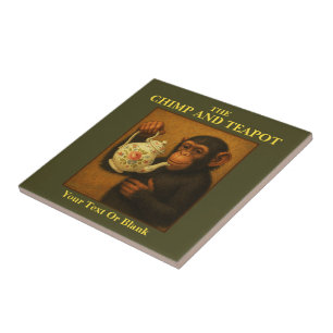 Azulejo El Pub Chimp Y Teapot