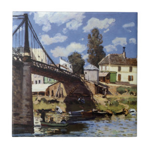 Azulejo El puente en el Villeneuve-la-Garenne