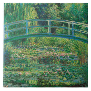 Azulejo El puente japonés (estanque de lirio-agua), Monet