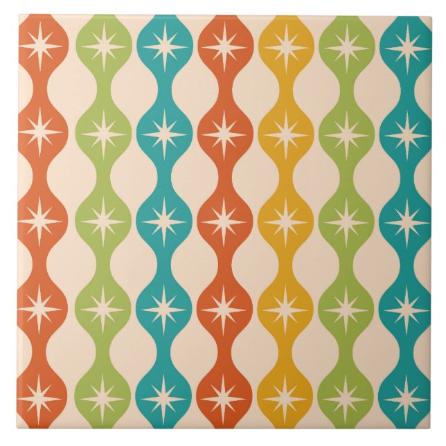 Azulejo El retro de mediados del siglo empieza a experimen (Frente)