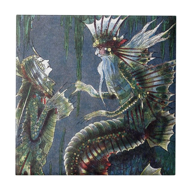 Azulejo El rey del Merman (Frente)