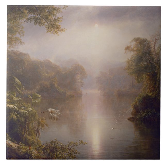 Azulejo El río de la luz (mañana en los trópicos) (Frente)