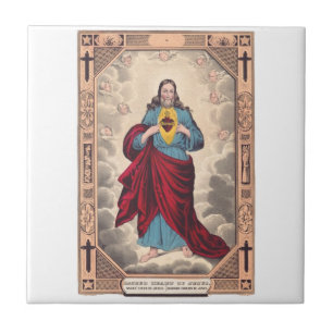 Azulejo El Sagrado Corazón de Jesús