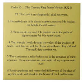 Azulejo El salmo 23 el señor es mi pastor