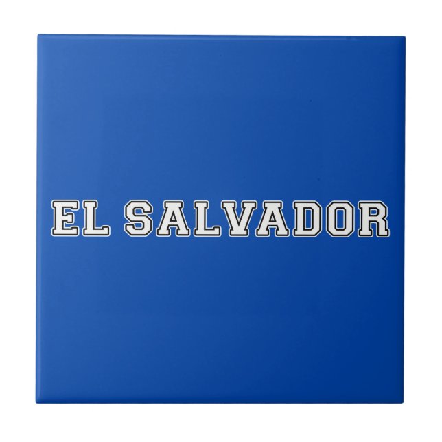Azulejo El Salvador (Frente)