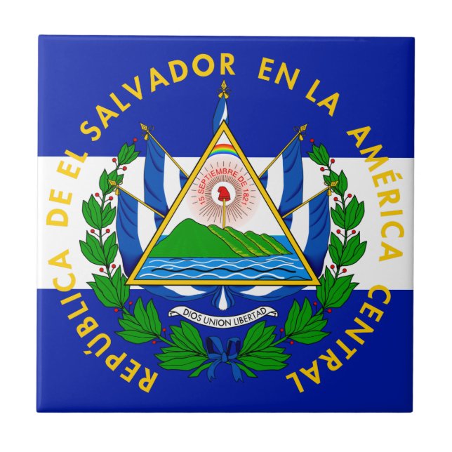 Azulejo El Salvador (Frente)