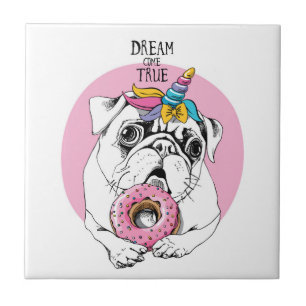 Azulejo El sueño viene verdad