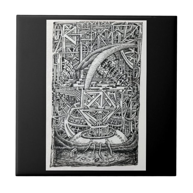 Azulejo El tanque del tentáculo de Brian Benson (Frente)