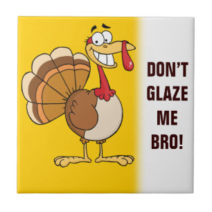 Azulejo El último deseo de Acción de Gracias de una Turq