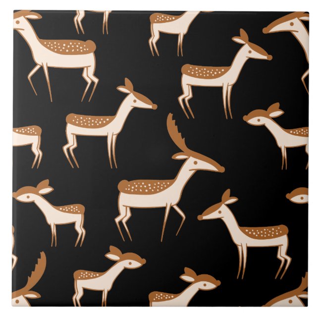 Azulejo El venado y la familia (Frente)