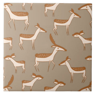 Azulejo El venado y la familia
