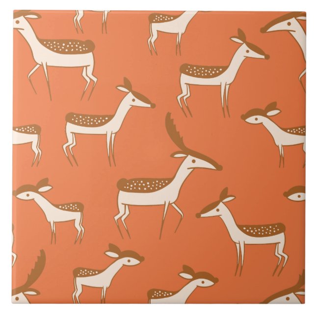 Azulejo El venado y la familia (Frente)