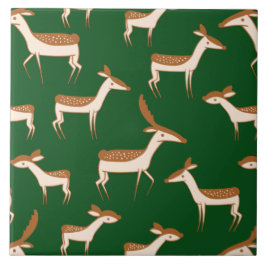 Azulejo El venado y la familia