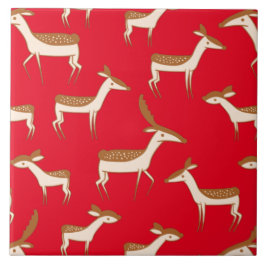 Azulejo El venado y la familia