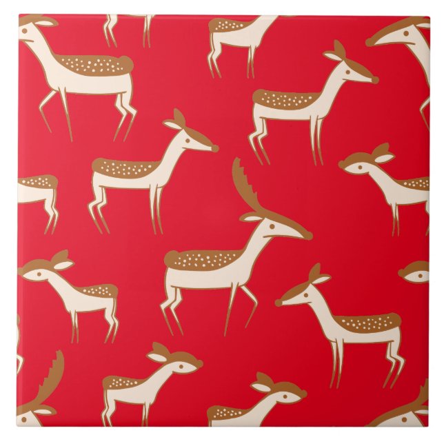 Azulejo El venado y la familia (Frente)