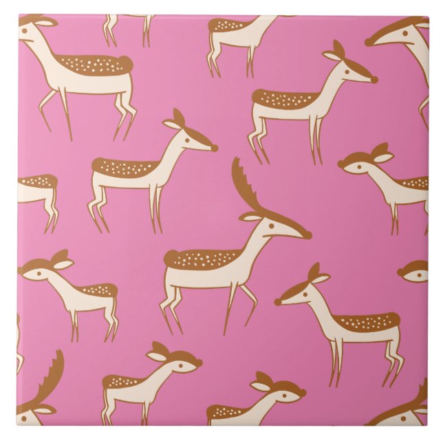 Azulejo El venado y la familia (Frente)