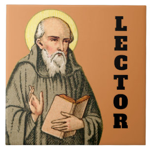 Azulejo El Venerable Beda como Predicador (P 008)