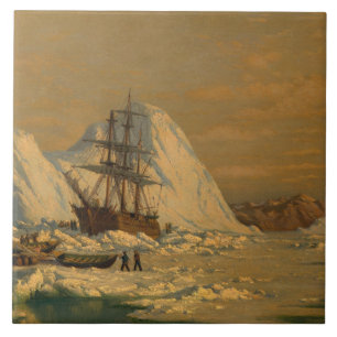 Azulejo El viejo William Bedford un incidente de caza de b