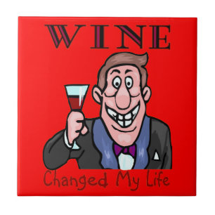 Azulejo El vino cambió mi vida