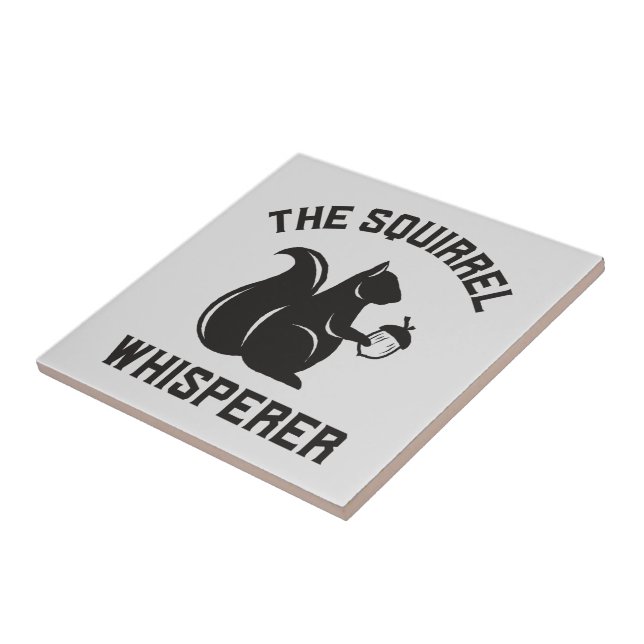 Azulejo El Whisperer de la ardilla | Squirrel Lover (Lado)
