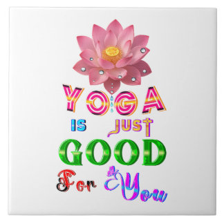 Azulejo El Yoga Décor Es Bueno Para Ti