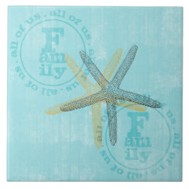 Azulejo El zen inspiró estrellas de mar del tema de la