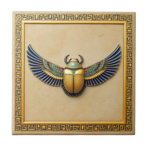 Azulejo Elegancia del Scarab Dorado