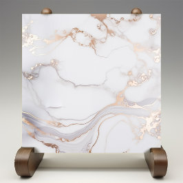 Azulejo Elegancia suave Rosa Tela de Mármol dorado Textura