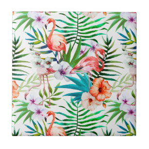 Azulejo elegant and modern tropic pattern