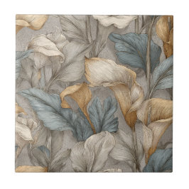Azulejo Elegant Decorative Calle Lilies Tiles