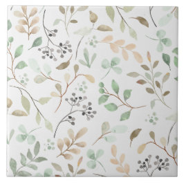 Azulejo Elegant Nature Floral Decorative Tile Accent