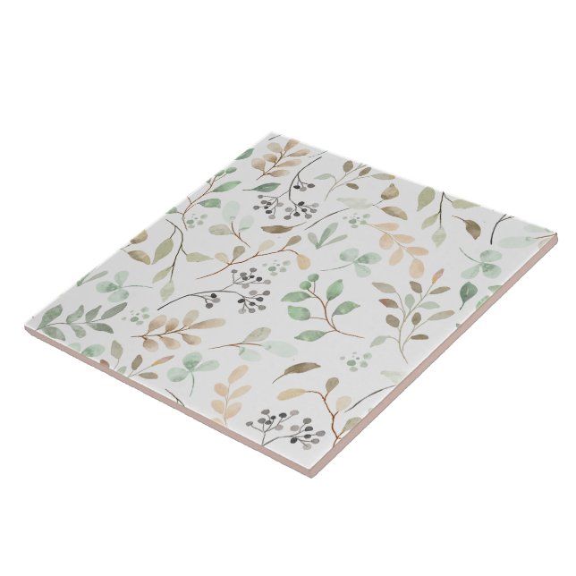 Azulejo Elegant Nature Floral Decorative Tile Accent (Lado)