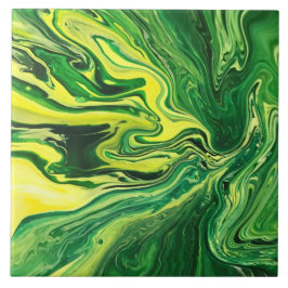 Azulejo Elegante Agate Loco 5 - Amarillo Verde