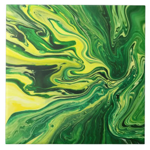 Azulejo Elegante Agate Loco 5 - Amarillo Verde
