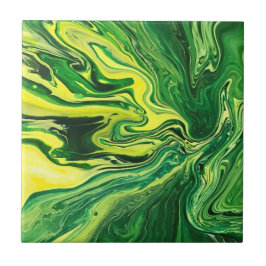 Azulejo Elegante Agate Loco 5 - Amarillo Verde