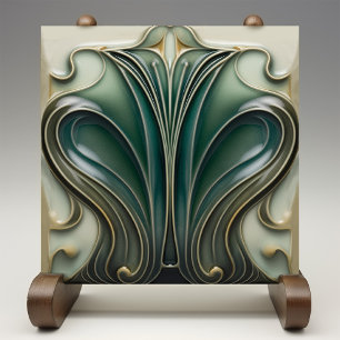 Azulejo Elegante Art Nouveau