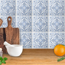 Elegante azul turbio y blanco