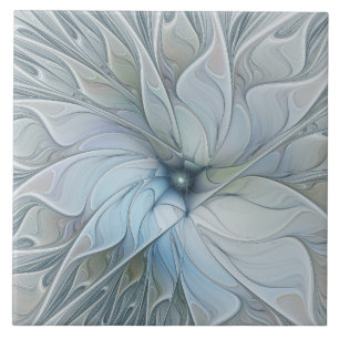 Azulejo Elegante belleza arte abstracto fractal moderno Fl