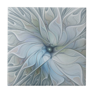 Azulejo Elegante belleza arte abstracto fractal moderno Fl