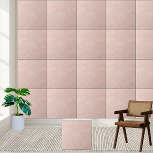 Azulejo Elegante cerámica con textura geométrica rosa Rubo