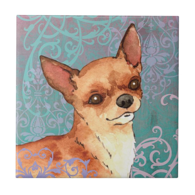 Azulejo Elegante Chihuahua (Frente)