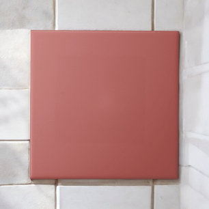 Azulejo Elegante color rojo ladrillo monocromo tono de la 