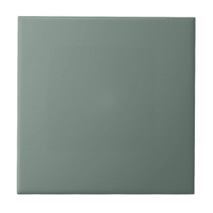 Azulejo Elegante Color Sólido Verde Oscuro